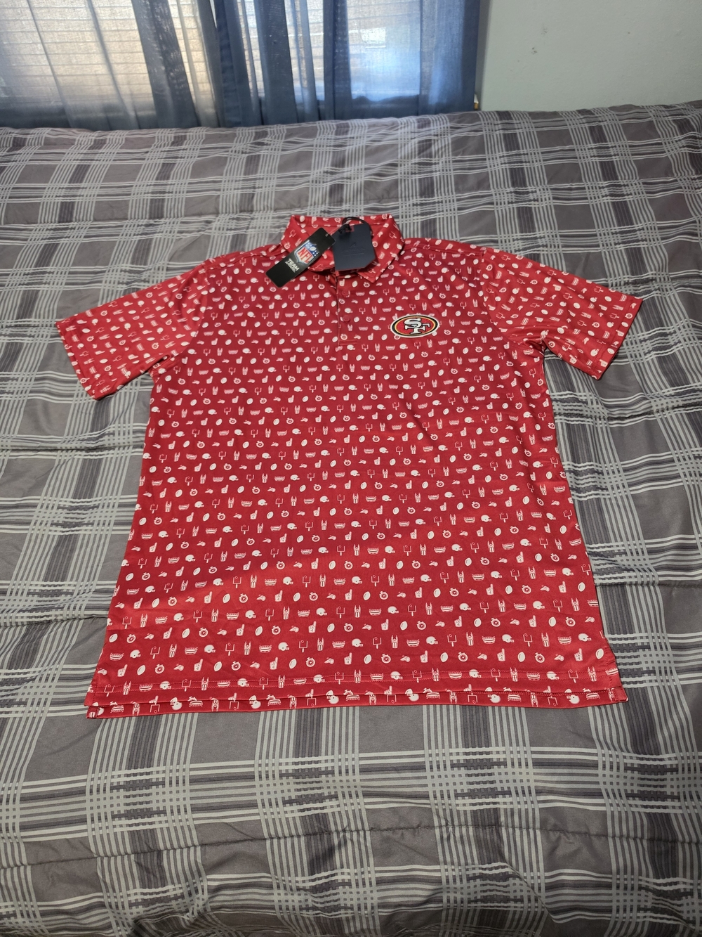 Antigua San Francisco 49ers Polo Sz M